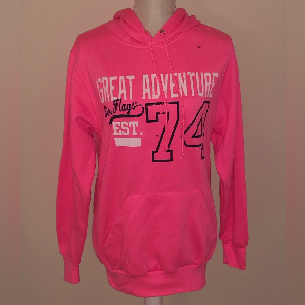 Six Flags Pink Hoodie